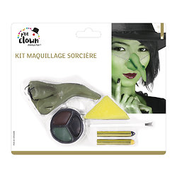 Kit maquillage sorcière vert