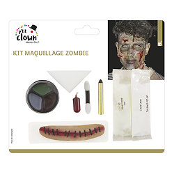 Kit maquillage zombie avec cicatrice