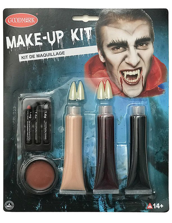 Kit luxe maquillage vampire Halloween