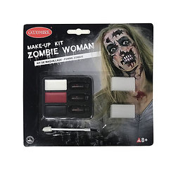 Kit maquillage zombie adulte femme Halloween
