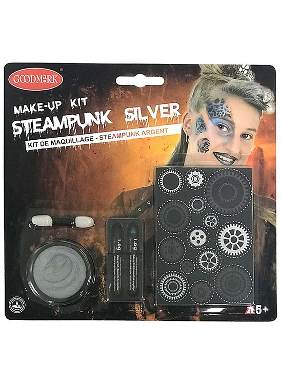 Kit maquillage steampunk argent