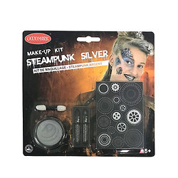 Kit maquillage steampunk argent
