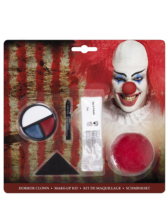 Kit maquillage clown effrayant