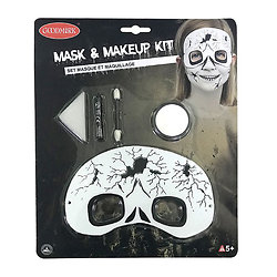 Kit maquillage et masque squelette