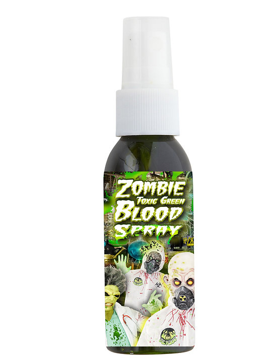 Spray faux sang toxique vert 48 ml Halloween