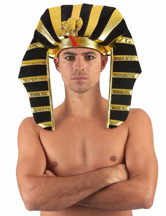 Coiffe pharaon égyptien adulte