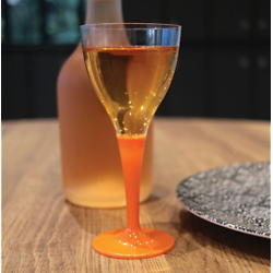 Pack 100 verres orange. Lavables - Réutilisables