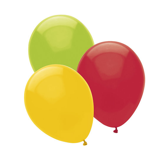 Ballons multicolores - diamètre 23 cm - lot de 100