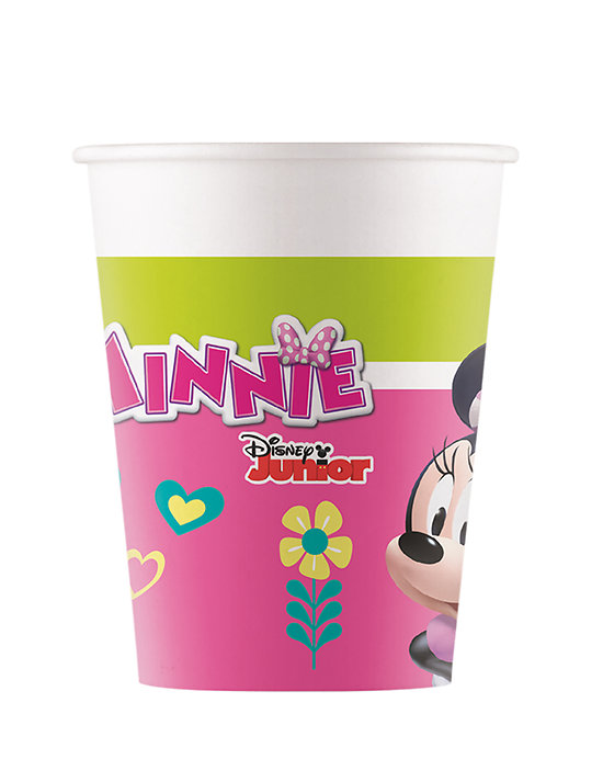  8 Gobelets en carton Minnie Happy™ 200 ml