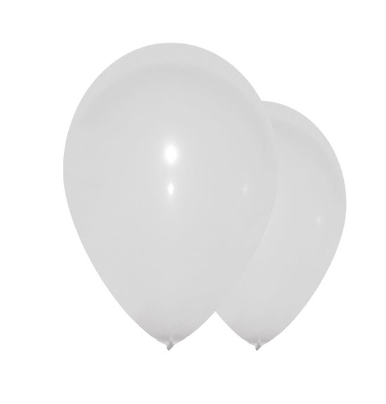 Ballons blancs - diamètre 30 cm - lot de 10