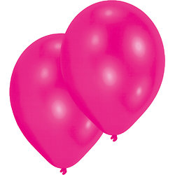 Ballons roses - diamètre 30 cm - lot de 10