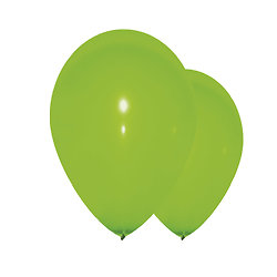 Ballons verts - diamètre 30 cm - lot de 10