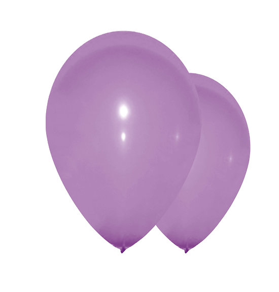 Ballons violets - diamètre 30 cm - lot de 10