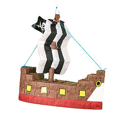 Piñata bateau de pirate 50 x 45 cm