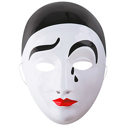 Masque Pierrot adulte