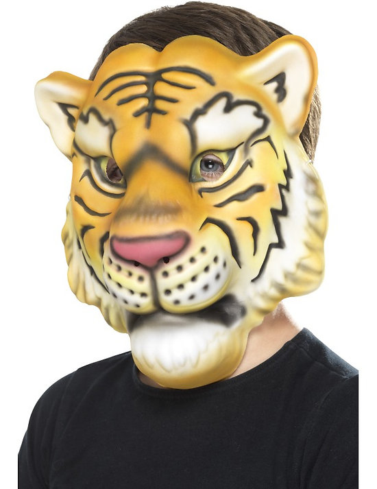 Masque tête de tigre enfant