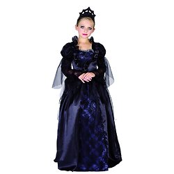 Costume reine - enfant - noir