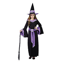 Costume sorcière - enfant - noir, violet