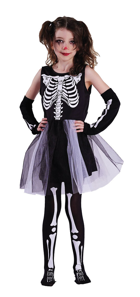 Costume squelette - enfant fille