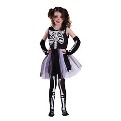 Costume squelette - enfant fille