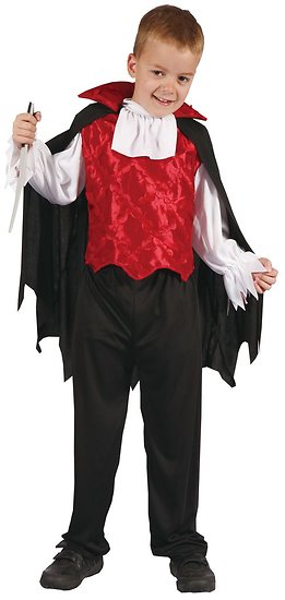Costume vampire - enfant - rouge