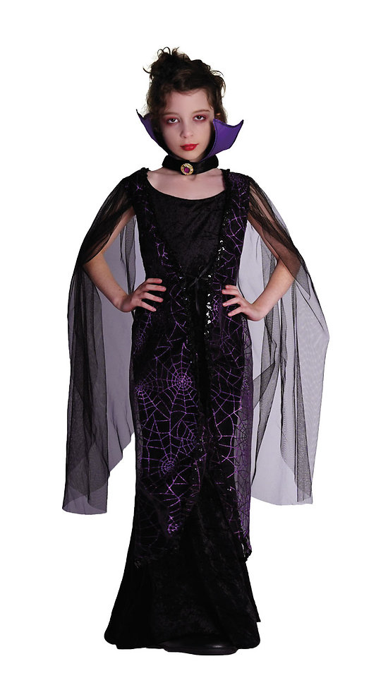 Costume vampiresse - enfant - noir, violet