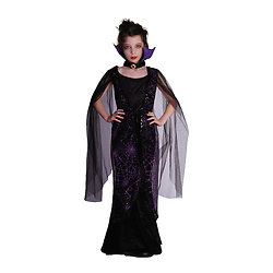 Costume vampiresse - enfant - noir, violet