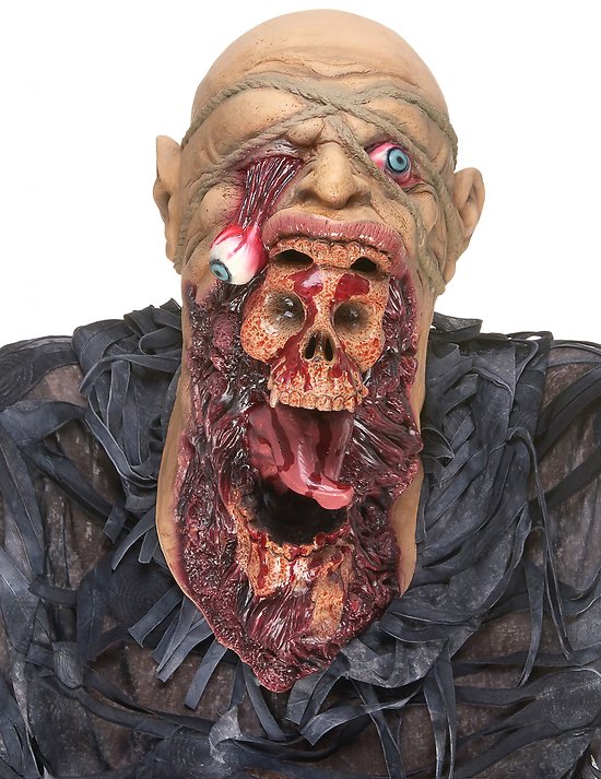 Masque latex zombie dévoreur adulte