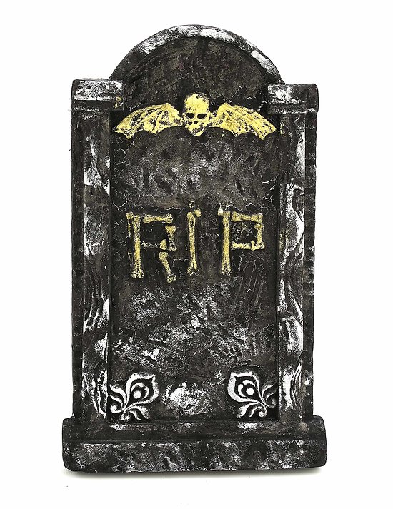 Décoration pierre tombale Halloween 63 x 35 cm