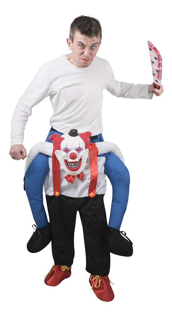 Costume assis sur clown terrifiant - adulte - taille unique