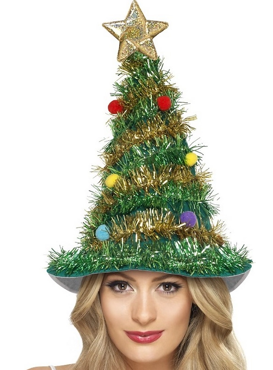 Chapeau sapin décoré adulte Noël