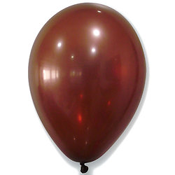 50 Ballons marrons 30 cm