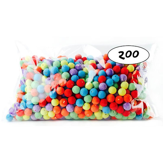 Sachet de 200 boules multicolores CEE