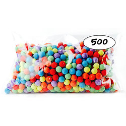Sachet de 500 boules multicolores CEE