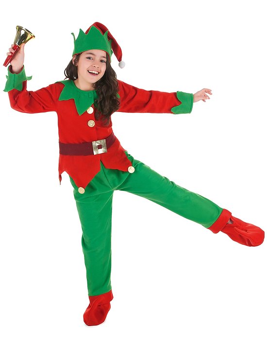 Déguisement complet elfe de Noël enfant