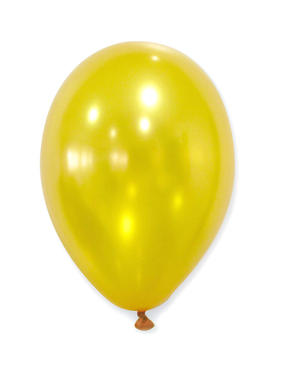 50 Ballons dorés métallisés 30 cm