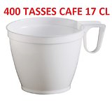 400 Tasses à café 17 cl Blanche