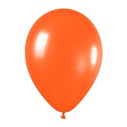 24 Ballons oranges 25 cm