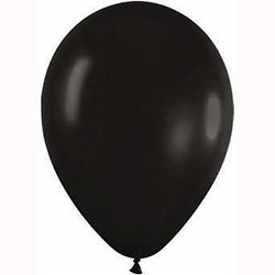24 Ballons noirs 25 cm