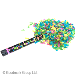 Cannon confetti, fluorescente, 37.5 cm