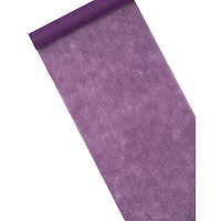 Chemin de table intissé violet 29 cm x 10 m