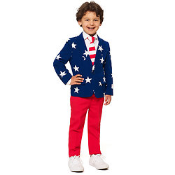 Costume Mr. USA enfant Opposuits