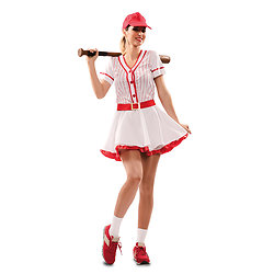 Déguisement joueuse de baseball femme