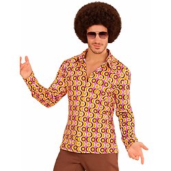 Chemise groovy disco années 70 homme
