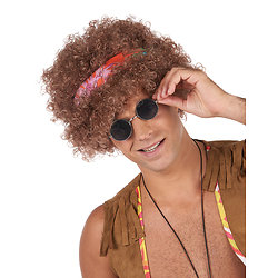 Perruque afro hippie homme - 130g