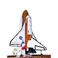    Pièce montée  spatiale - Space Shuttle cake