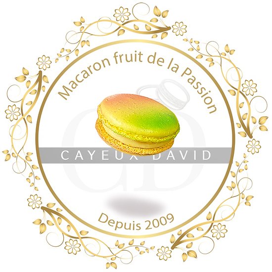 Macaron de Paris fruits de la passion