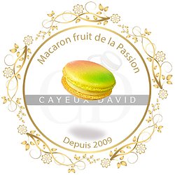 Macaron de Paris fruits de la passion