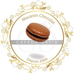 Macaron de Paris au chocolat 