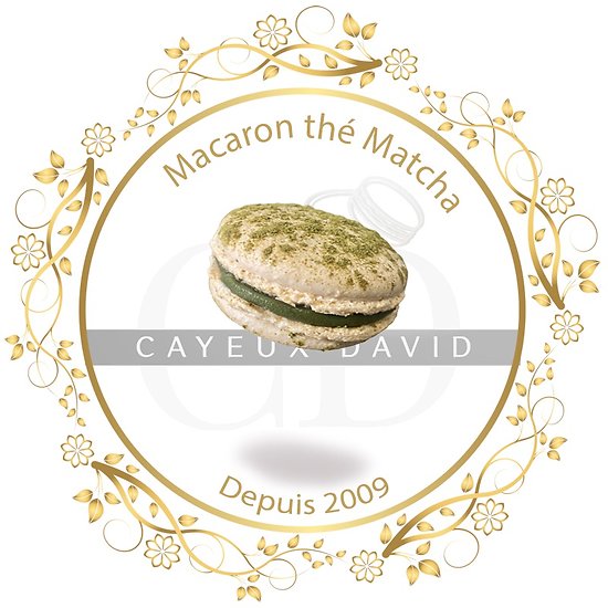 Macaron de Paris thé Matcha